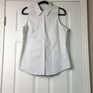 Boston Proper Sleeveless Button Down
